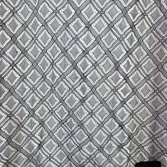 Tibi Women’s Size 2 Mesh Lace Mini Shirt Overlay Pink Black Preppy Lightweight - Picture 8 of 8